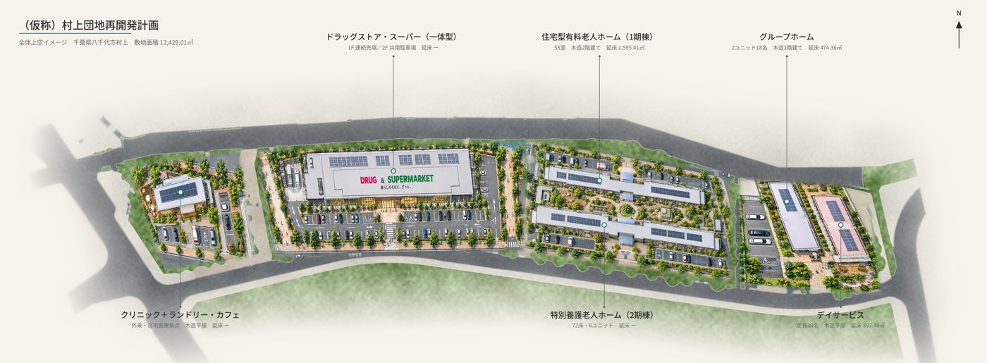 村上3街区 複合ヘルスケア開発